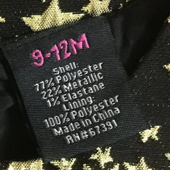 KOALA KIK Black with Gold Stars Dress - NEW WITH TAGS! - Picture 9 of 11